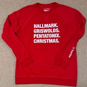 Favorite Things Red Christmas Sweatshirt- size large